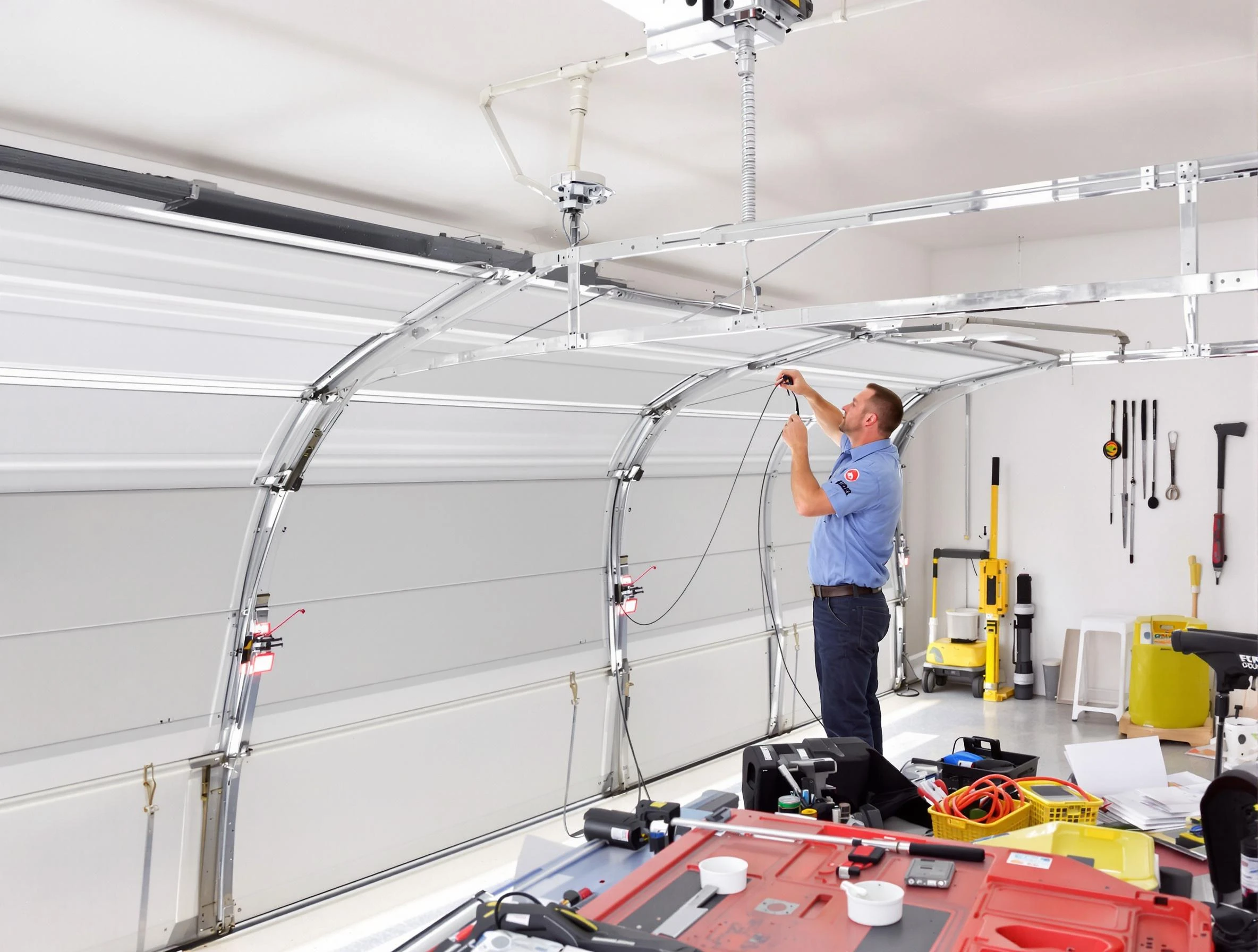 Garage door cable repair service by South Plainfield Garage Door Repair in South Plainfield